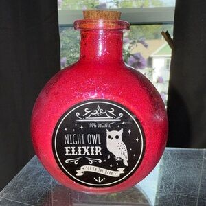 Pink Night Owl Elixir Bottle